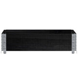 Vidaxl Planning Box 80x60 cm Solid Pine Black