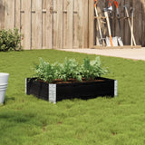 Vidaxl Planning Box 80x60 cm Solid Pine Black
