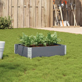 Vidaxl Planning Box 80x60 cm Solid Pine Grey