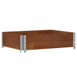 Vidaxl Planning Box 80x60 cm Solid Pine Brown