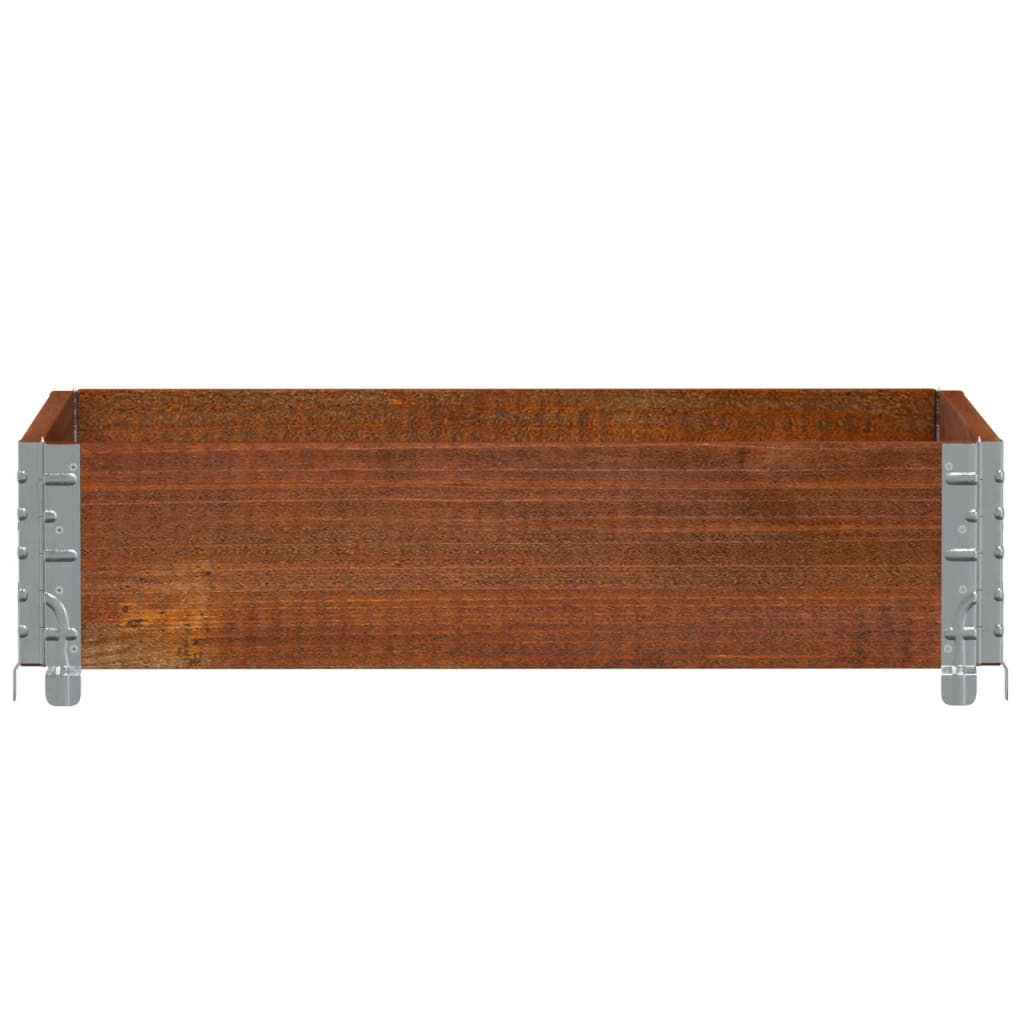 Vidaxl Planning Box 80x60 cm Solid Pine Brown