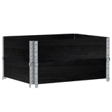 Vidaxl Planning Box 80x60 cm Solid Pine Black