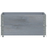 Vidaxl Planning Box 80x60 cm Solid Pine Grey