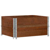 Vidaxl Planning Box 80x60 cm Solid Pine Brown