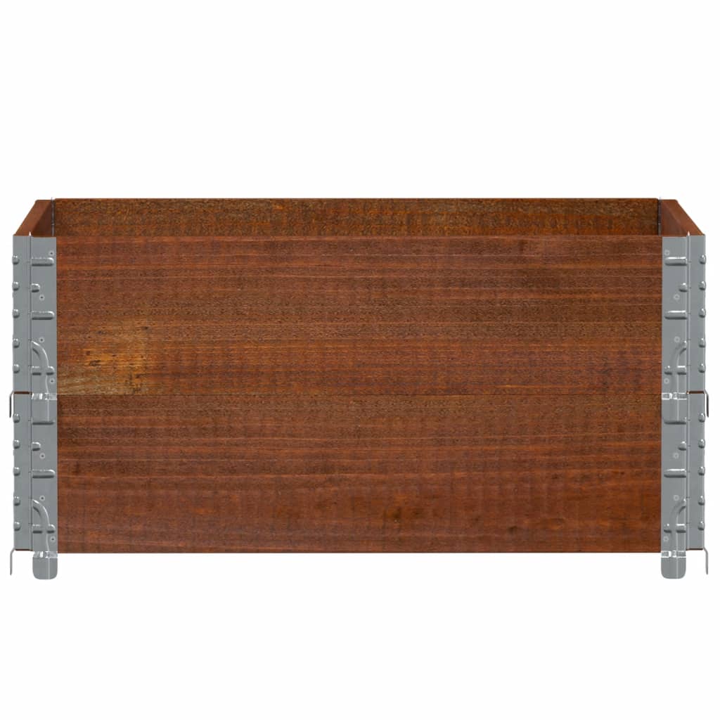 Vidaxl Planning Box 80x60 cm Solid Pine Brown