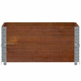 Vidaxl Planning Box 80x60 cm Solid Pine Brown