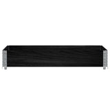 Vidaxl Planning Box 120x80 cm Solid Pine Black