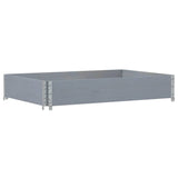 Vidaxl Planning Box 120x80 cm Solid Pine Grey