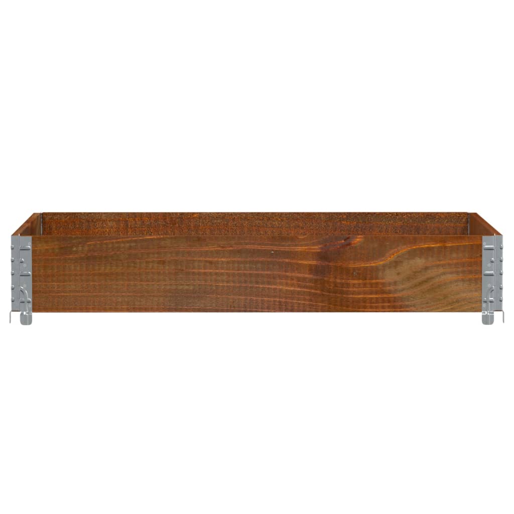 Vidaxl Planning Box 120x80 cm Solid Pine Brown