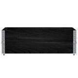 Vidaxl Planning Box 120x80 cm Solid Pine Black
