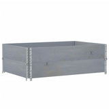 Vidaxl Planning Box 120x80 cm Solid Pine Grey