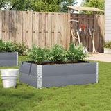 Vidaxl Planning Box 120x80 cm Solid Pine Grey