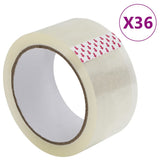 Vidaxl Packaging Tape 36 St 48 mm x 66 m Transparent
