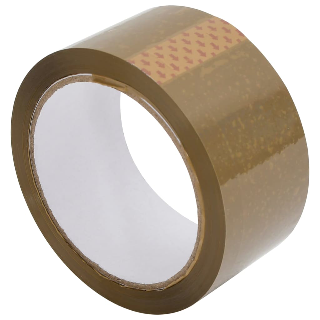 Vidaxl -emballasje Stapes 36 St 48 mm x 66 m brun