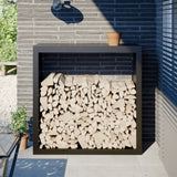 Vidaxl peis 100x40x100 cm stål svart