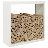VidaXL Fireplace 100x40x100 cm Steel White