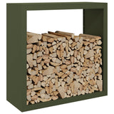 Vidaxl Fireplace 100x40x100 cm Steel Green