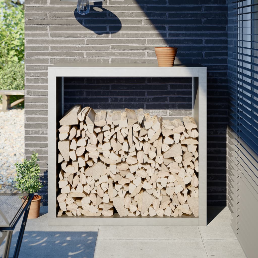 Vidaxl peis 100x40x100 cm rustfritt stål