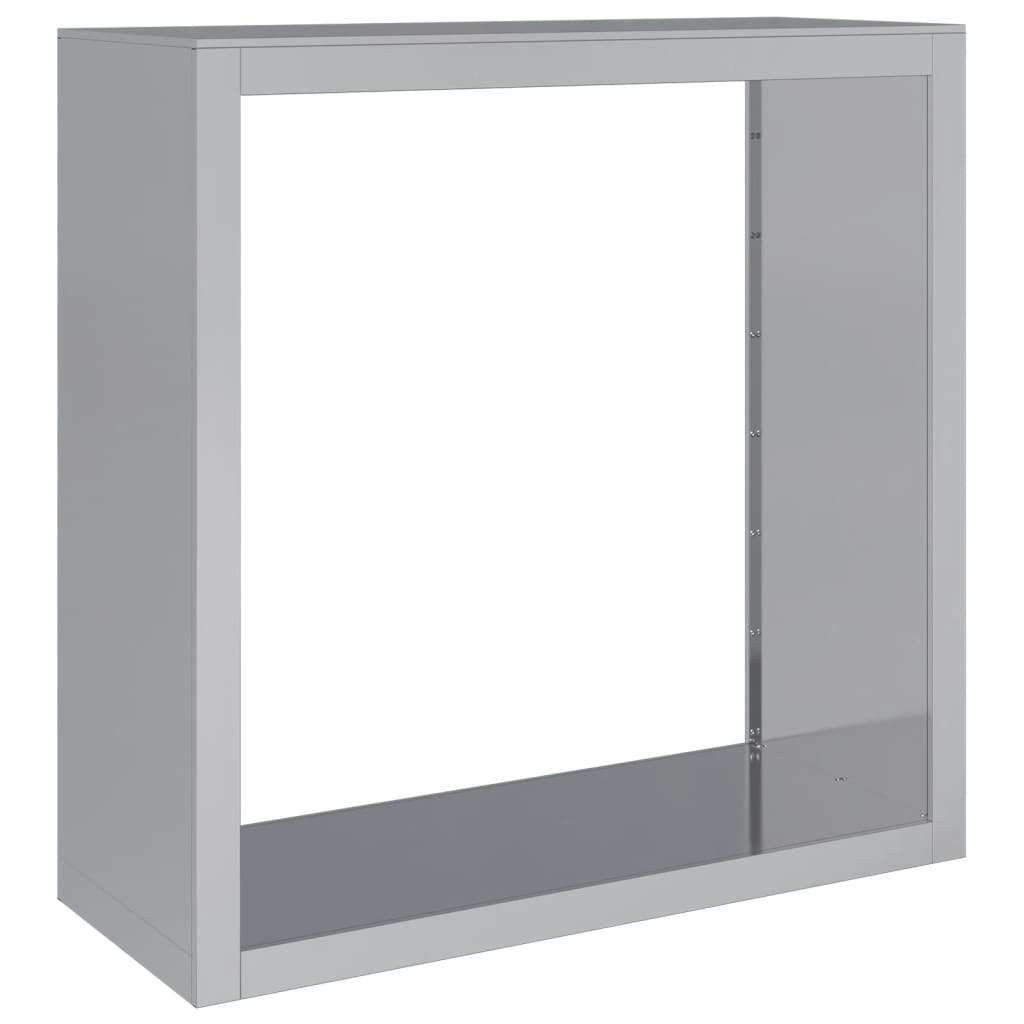 Vidaxl peis 100x40x100 cm galvanisert stål