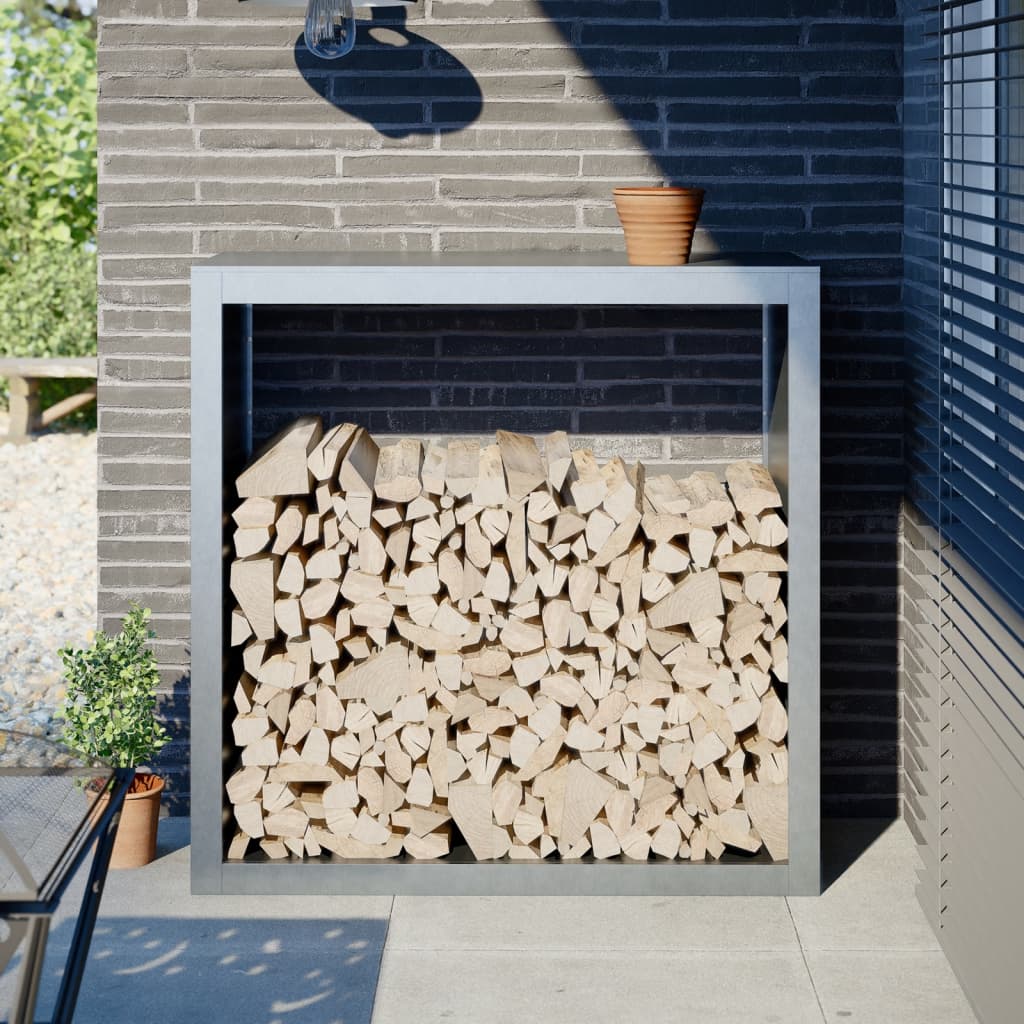 Vidaxl peis 100x40x100 cm galvanisert stål