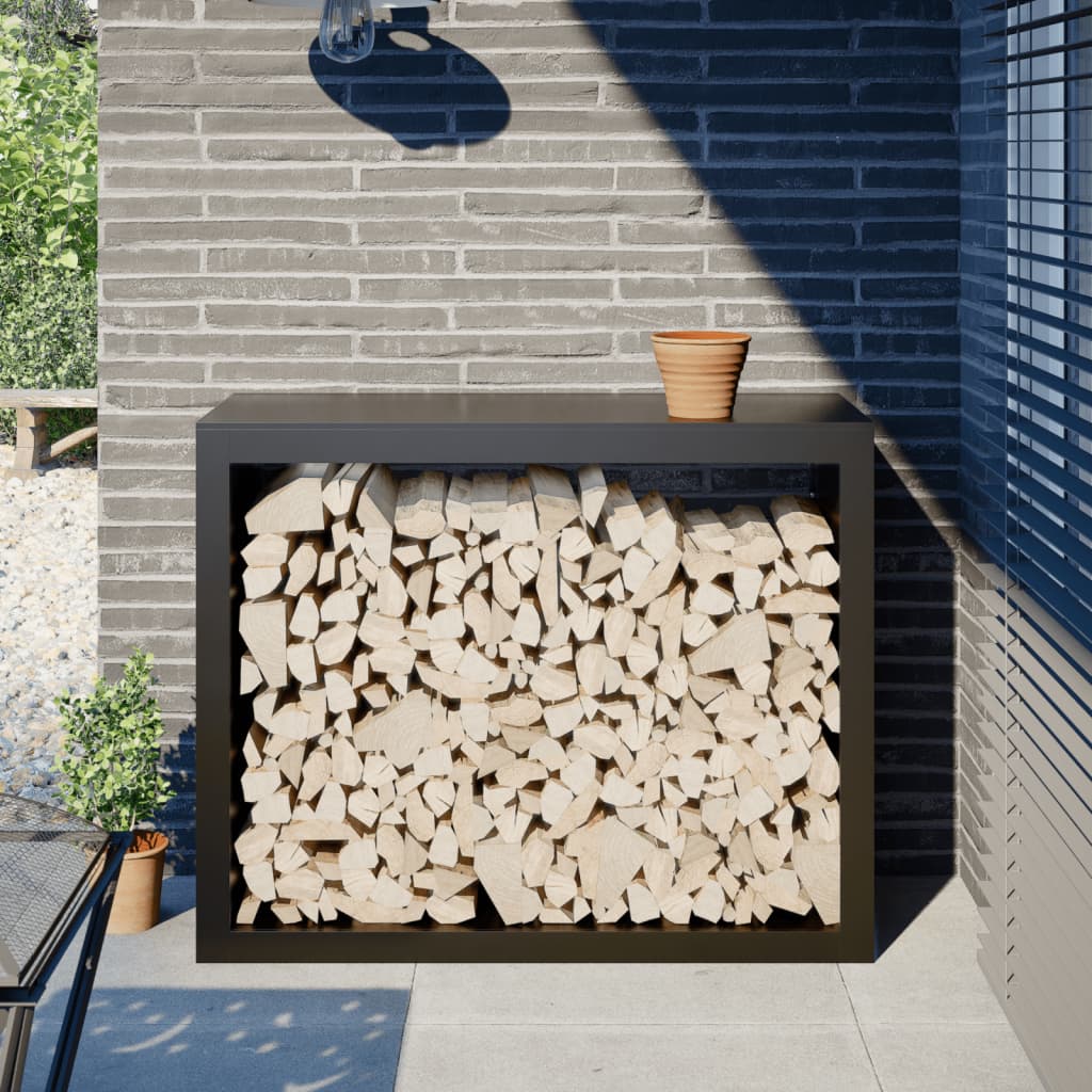 Vidaxl krb 100x40x80 cm ocel černá