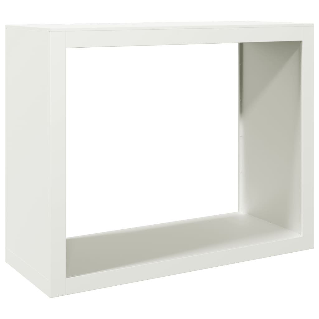 Krb VidaxL 100x40x80 cm Steel White