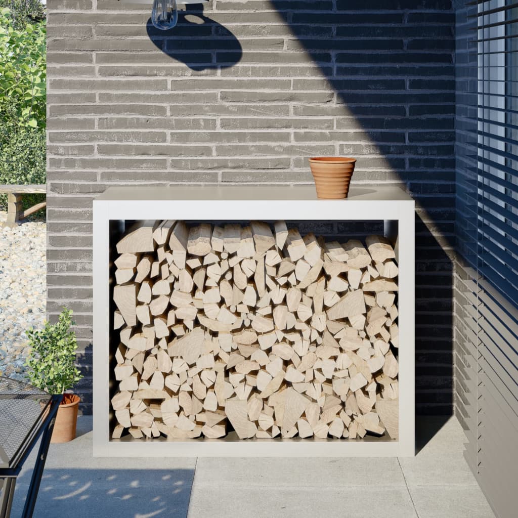 Krb VidaxL 100x40x80 cm Steel White