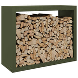 Vidaxl Fireplace 100x40x80 cm steel green