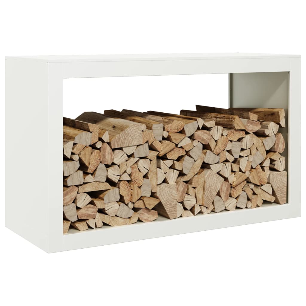 Vidaxl krb 100x40x60 cm ocel bílá