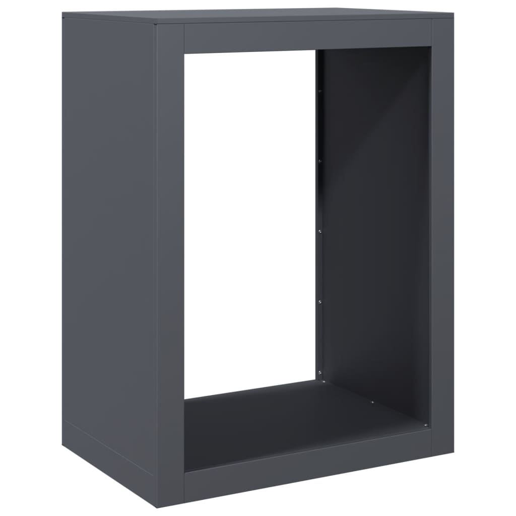 Vidaxl peis 60x40x80 cm stålantracitt -farget