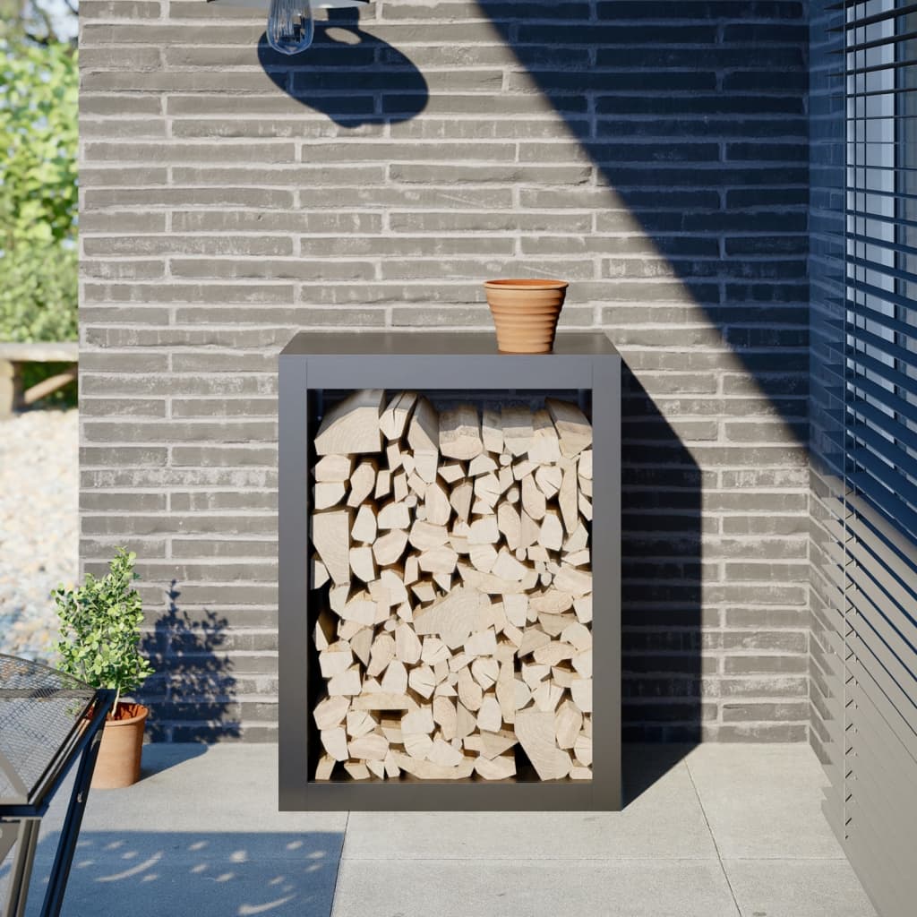 Vidaxl peis 60x40x80 cm stålantracitt -farget