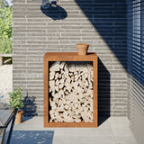Vidaxl Standhousrek 60x40x80 cm værstål