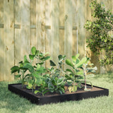 Vidaxl Planter Insent 100x100x18,5 cm ocel