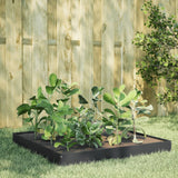 VidaXL Planter Insert 100x100x18.5 cm Steel Anthracite -colored