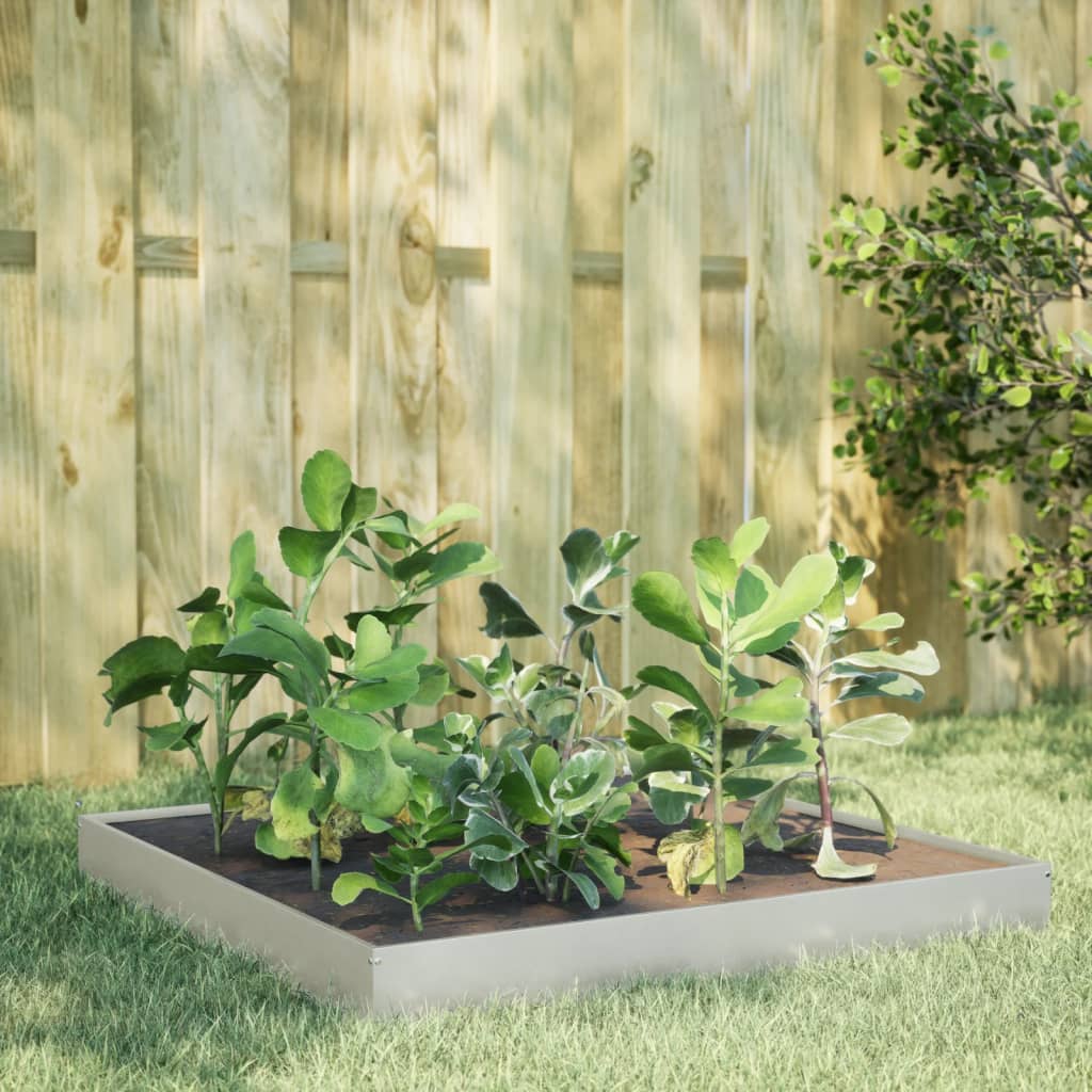 Spanter Vidaxl zvedl 100x100x18,5 cm z nerezové oceli
