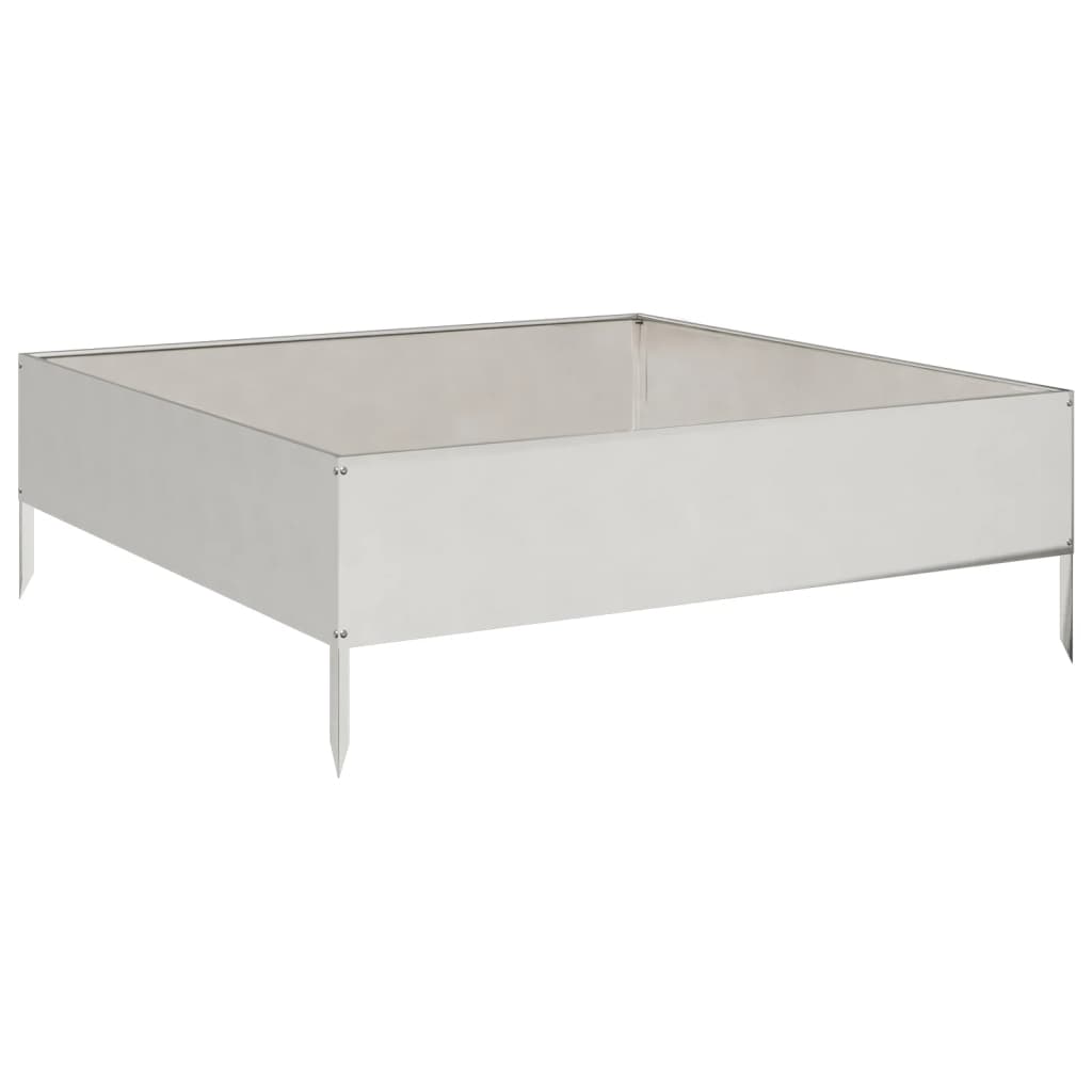 Spanter Vidaxl zvedl 100x100x33,5 cm z nerezové oceli