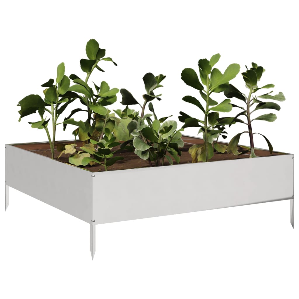 Spanter Vidaxl zvedl 100x100x33,5 cm z nerezové oceli