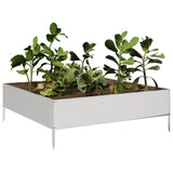 Spanter Vidaxl zvedl 100x100x33,5 cm z nerezové oceli