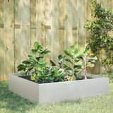 Vidaxl Planter zvednutý 100x100x25 cm z nerezové oceli