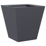 Casella di pianificazione Vidaxl 30x30x30 cm in acciaio antracite