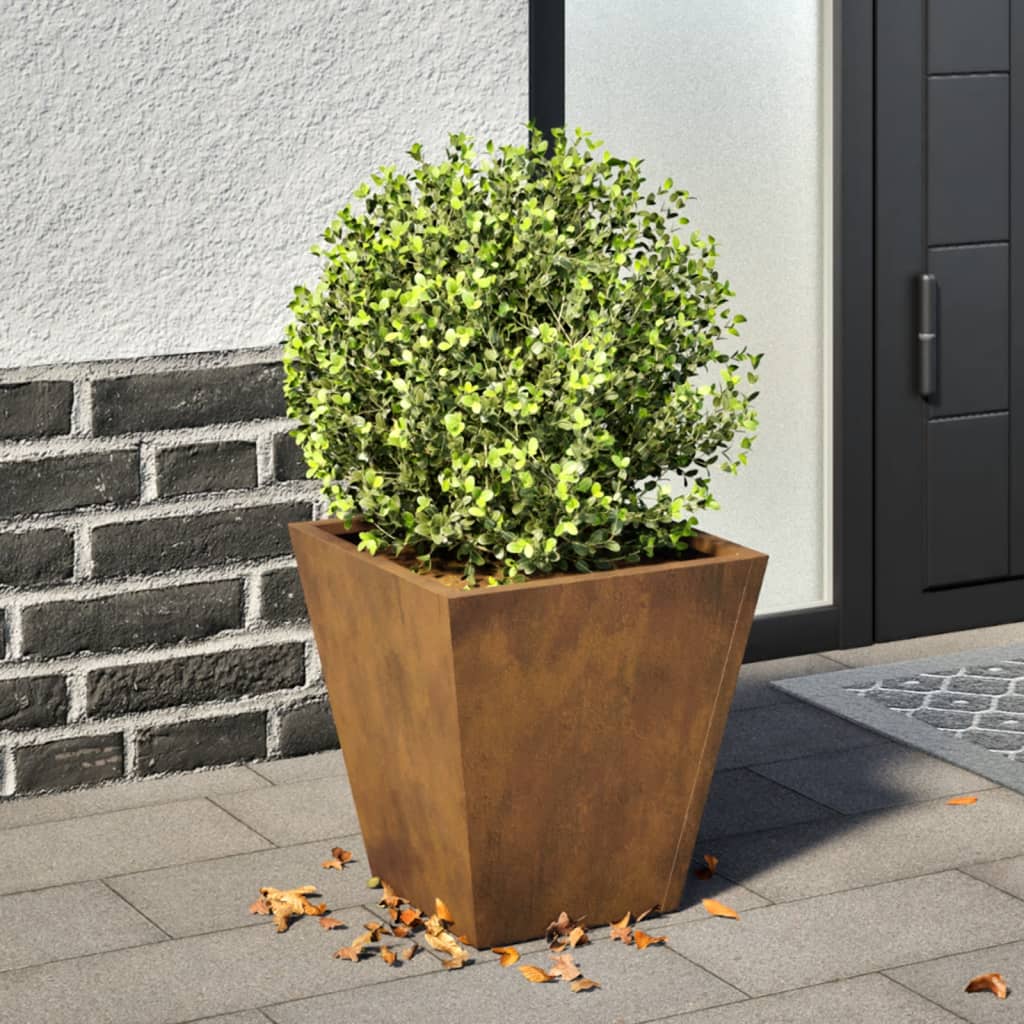 Plánovací box Vidaxl 30x30x30 cm povětrnostní ocel