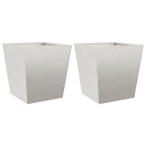 Vidaxl Planters 2 st 40x40x40 cm Stainless steel