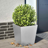 Vidaxl Planz Bank 40x40x40 cm galvaniséiert Stol