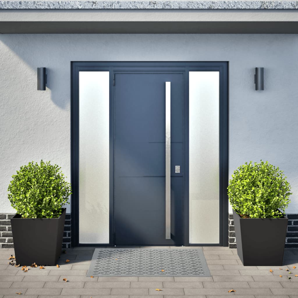 Vidaxl Planters 2 St 50x50x50 cm stål svart