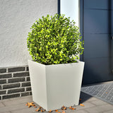 VidaXL Planning box 50x50x50 cm Steel White
