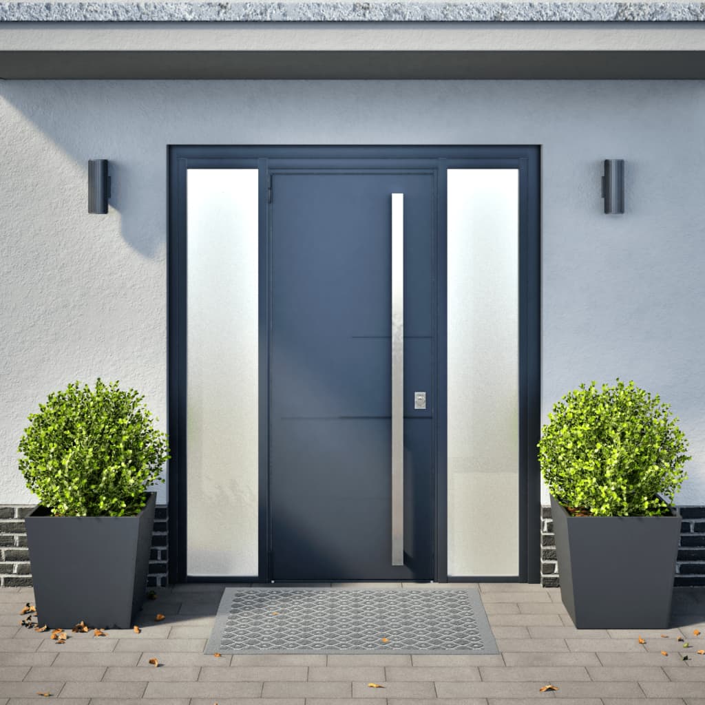 Vidaxl Planters 2 St 50x50x50 cm stålantracitt -farget