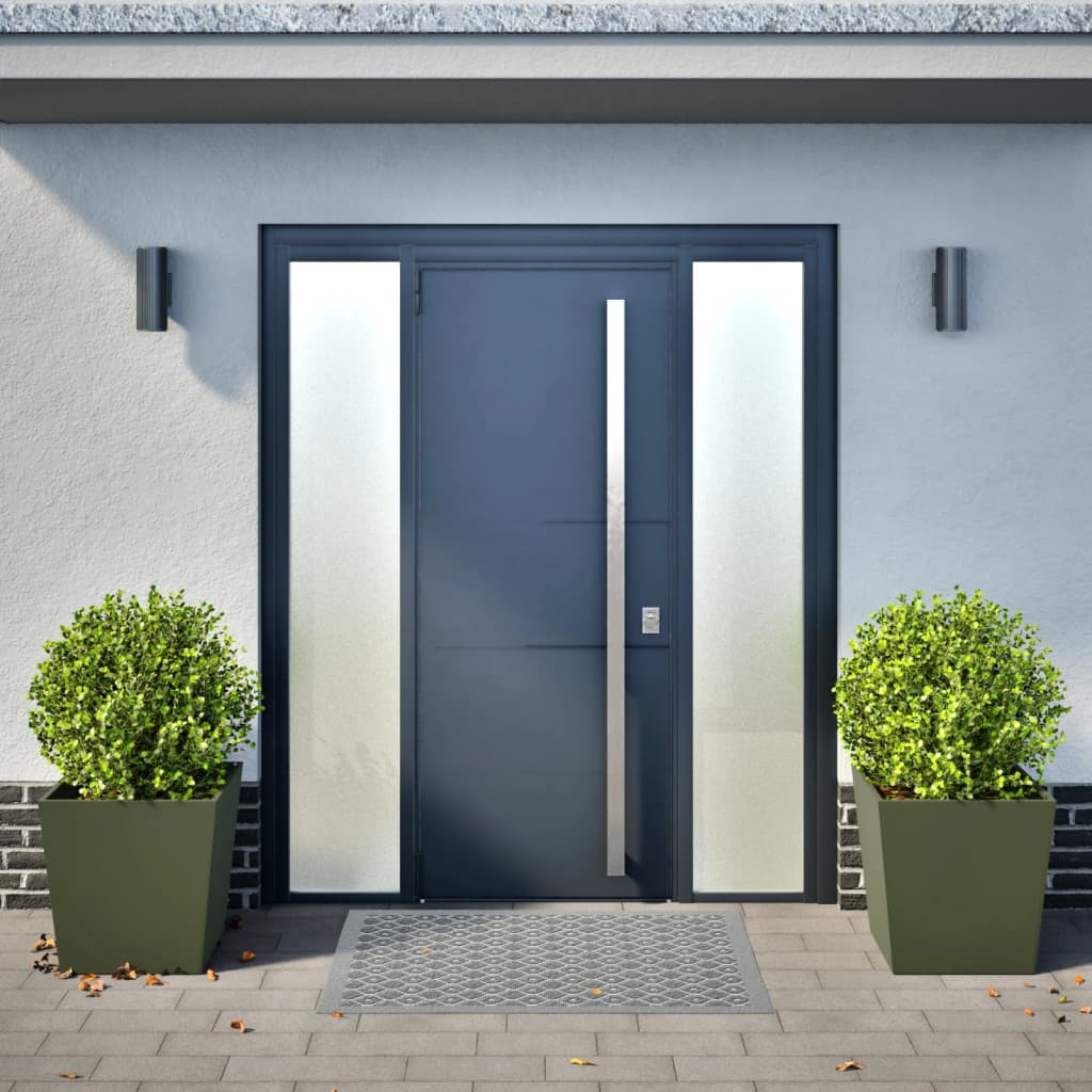 Vidaxl Planters 2 st 50x50x50 cm steel olive green