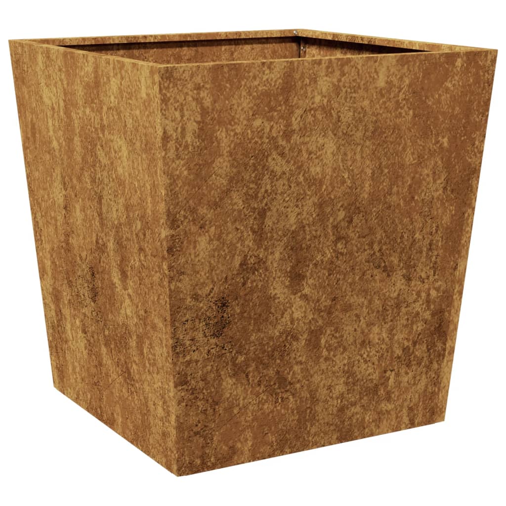 VidaXL Planning box 50x50x50 cm Weather steel