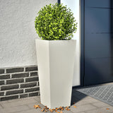 Vidaxl Planters 2 St 35x35x75 cm stålhvit