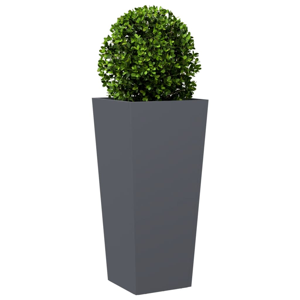 Vidaxl Planning Box 35x35x75 cm stål Antracitt -farget